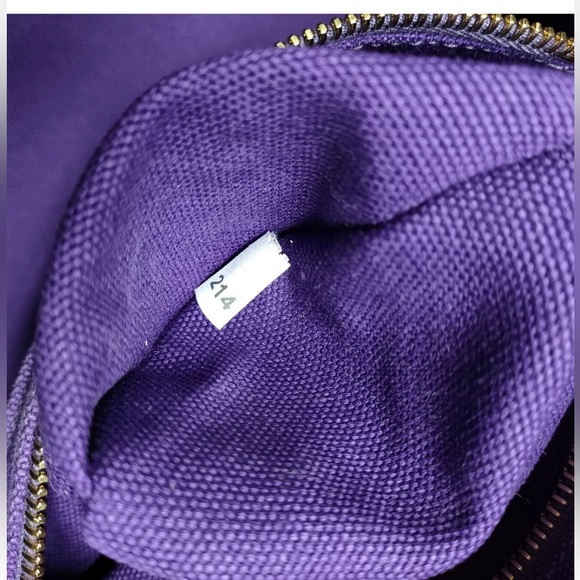 Prada Canapa Purple Tote Bag - Picture 8 of 8
